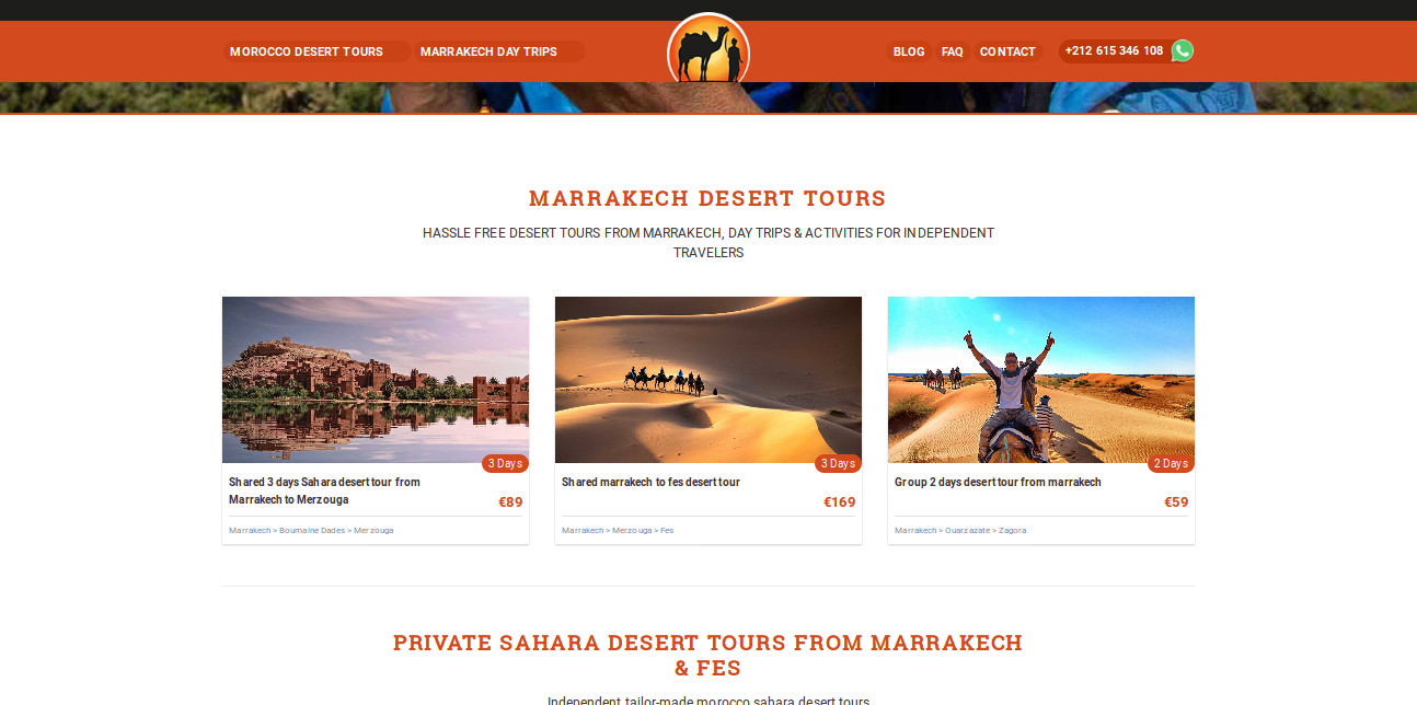 Tours Page